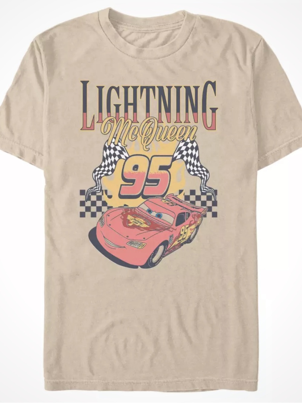 Disney Pixar Cars Lightning McQueen T-Shirt for Adults 
Men’s Size Large
NWOT